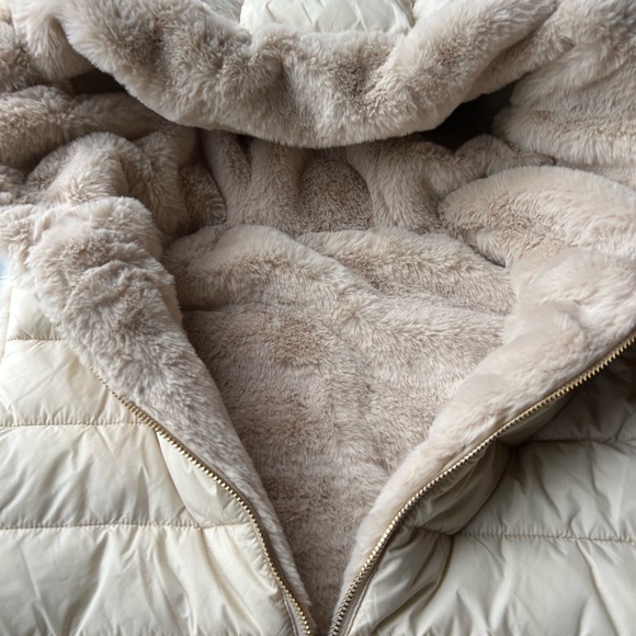 Joie Cream Quilted Hooded Vest New!! Soft!!! - Picture 7 of 10